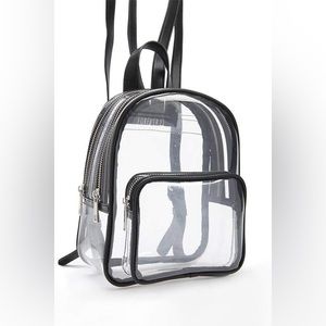 Forever 21 mini translucent backpack